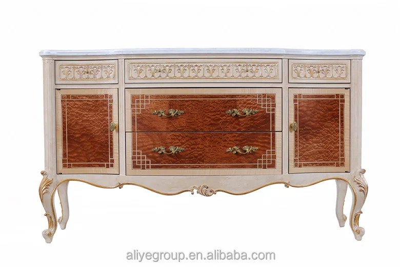 vintage cabinet furniture of wood carved console table- AMF9133