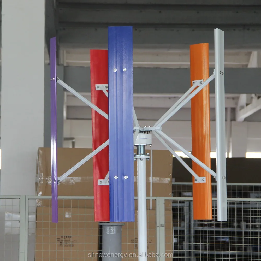 
Hot sale china roof top 100w vertical axis wind turbine price 