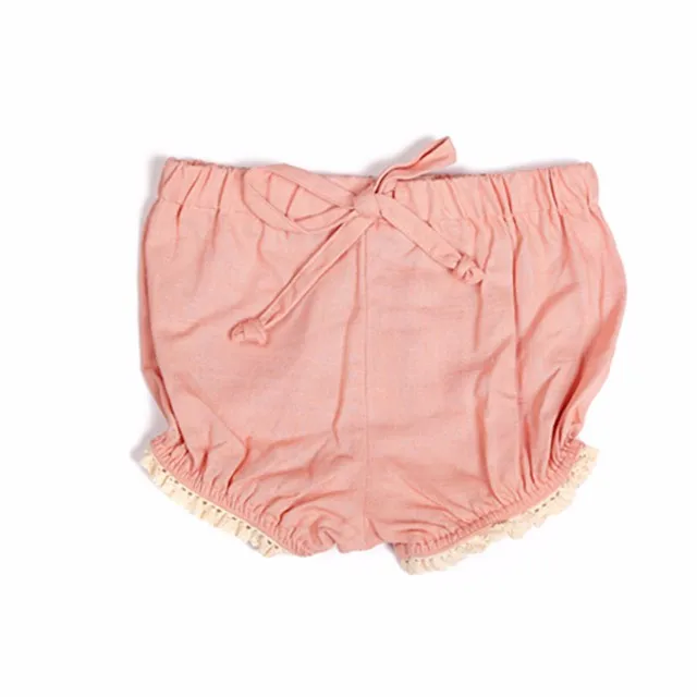 
High quality Baby bloomers wholesale children boutique clothes ruffle baby with lace bloomer 