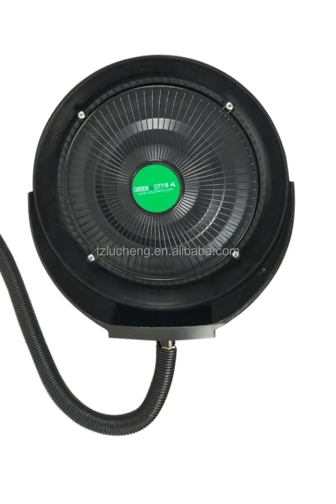Green city misting fan sprayer ,water mist atomizer, water mist fan for outdoor cooling
