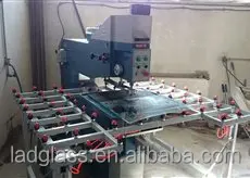 Glass making holes machine for working drilling holes