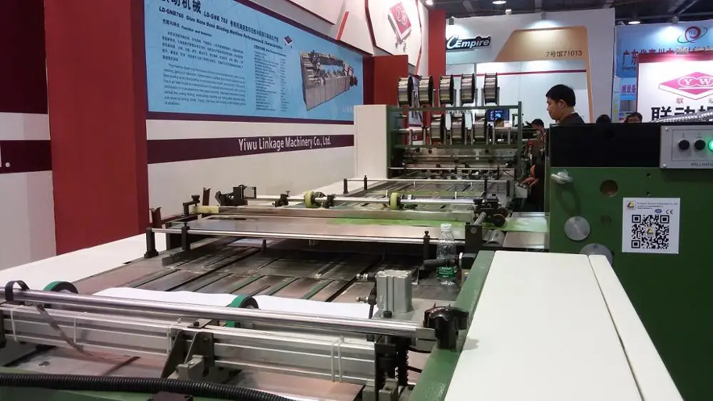 Fully Automatic School Exercise Notebook Lined Pages Writing Notebook Making Machine Production Line for Paper Exercise Books