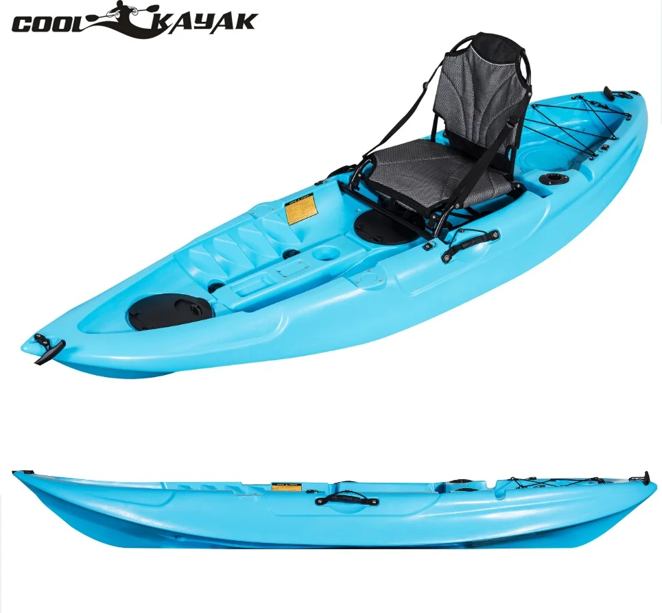 Cheap Sit on top plastic roto-molded single fishing kayak/ sit on top kayak/ used kayak