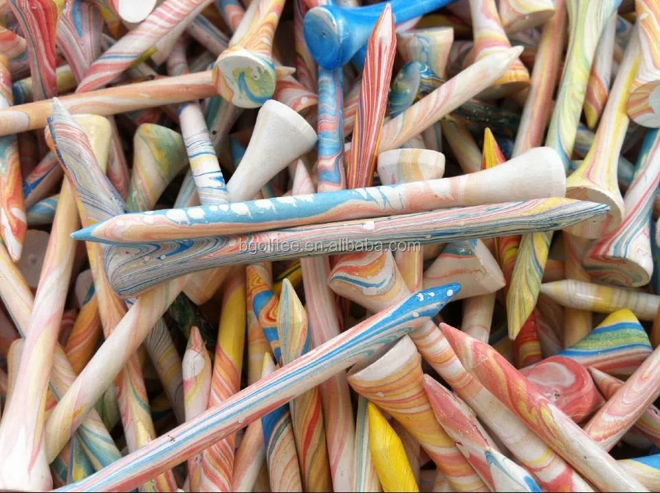 
Unique hand painting golf tees in various color special made 