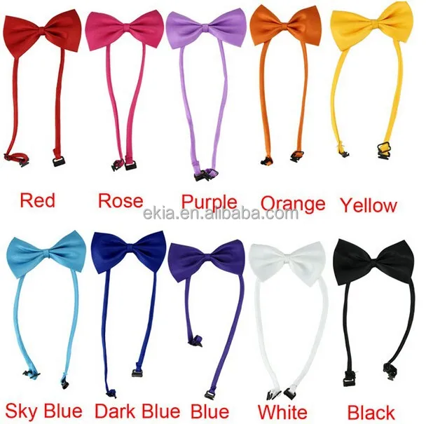 Manufacturer OEM Fashion Dog Grooming Products, Luxury Silk Bow Dog Tie
