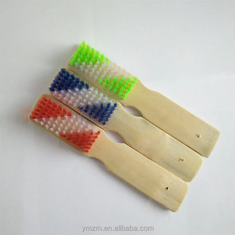 Household high quality bamboo clean shoe brush scrubbing brushes