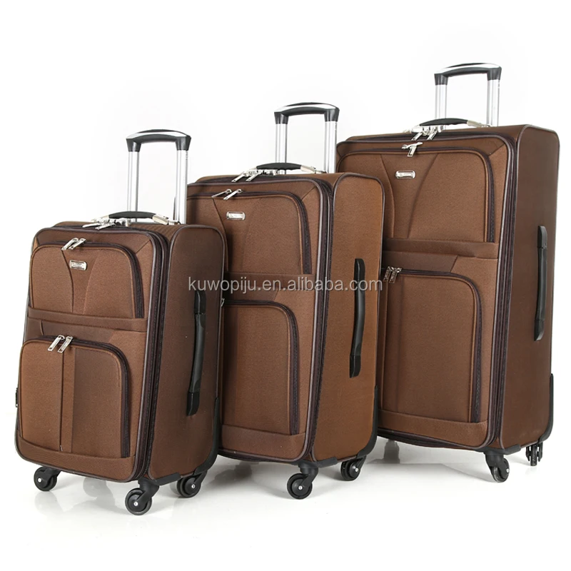 cheap polyester gift EVA travel luggage lightweight soft suitcase sets