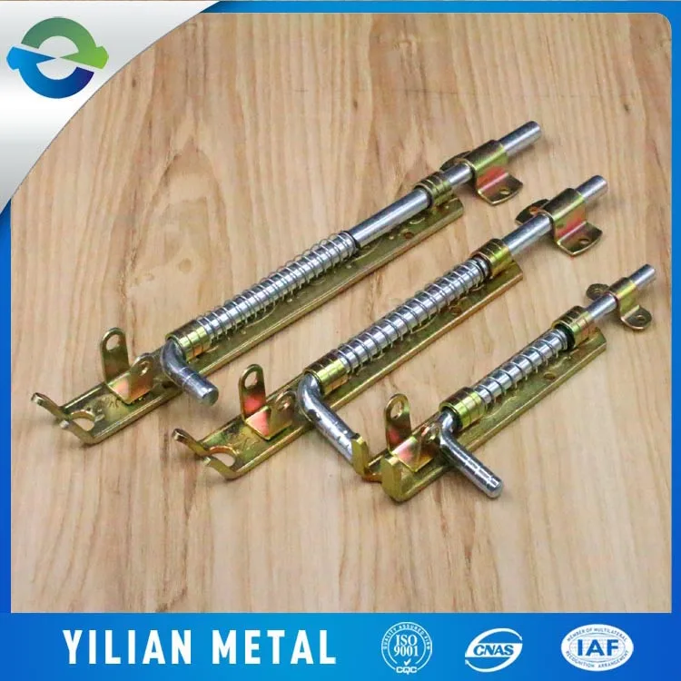 Supply door furniture fittings 150~600mm safety spring door latch tower bolts