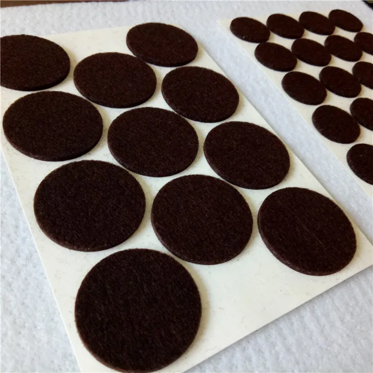 Heavy Duty Self Adhesive Furniture Felt Pads/felt furniture slider pads/felt glider pads