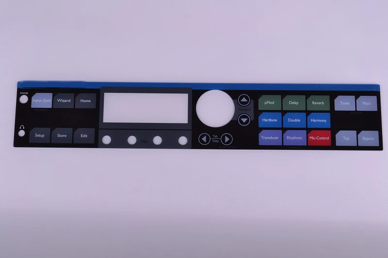 Customized silk-screen printing  graphic overlay with 3M adhesive