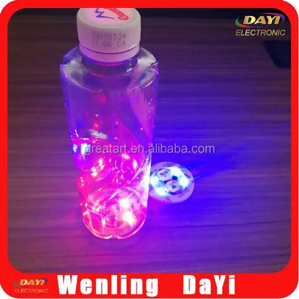 Bottle led flashing light stick, sparkling light for cups