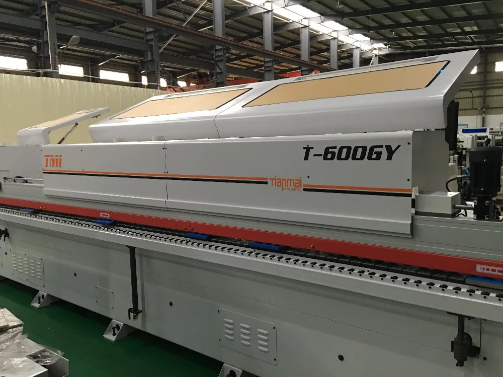 Corner Rounding and Pre-milling Functions Edge Banding Machine T-600GY PUR Glue System