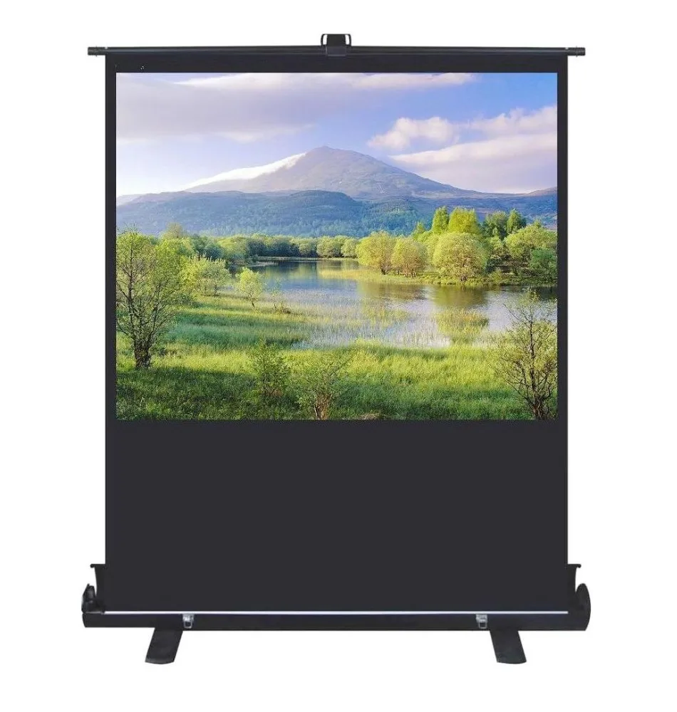 Top Quality High gain screen fabric for Pull Up Portable projector screen