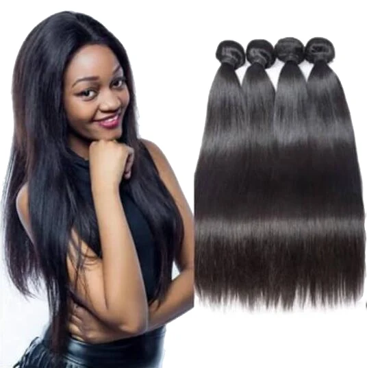 Лидер продаж, хороший отзыв, прямые необработанные бразильские волосы из норки, волосы с выравненной кутикулой, оптовая продажа