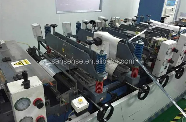 3/4 side seal bag making machine with stand up zipper function pouch machine