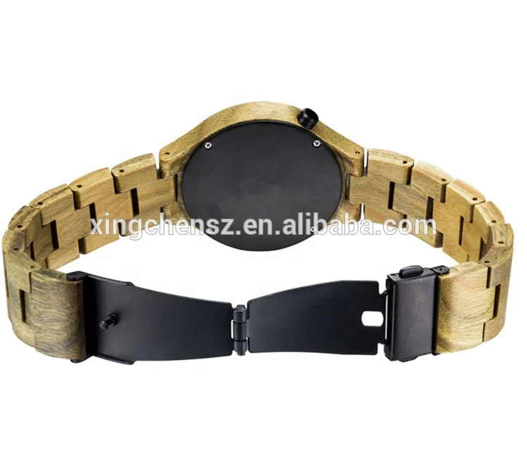 OEM Ladies Fashion Hot Products Wood Wrist Watch  Women Luxury Minimalist Wooden Wrist Watches quartz watch