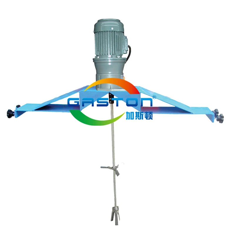TC-IBC-EXD3.7 Car-bottom IBC Drum Electric Lifting Agitator Small diameter telescopic blade 1000L IBC mixing machine.