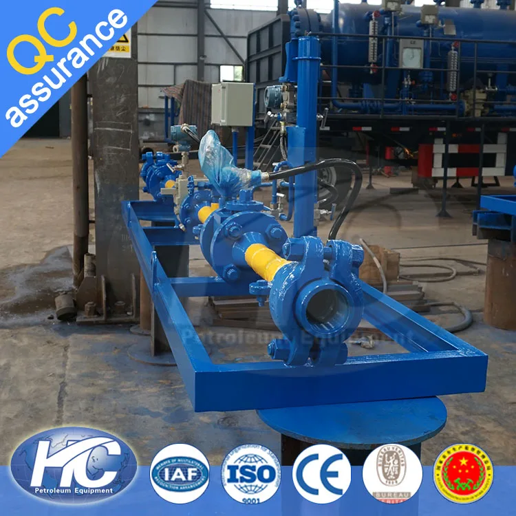 Skid-mounted natural gas pressure metering and regulating station