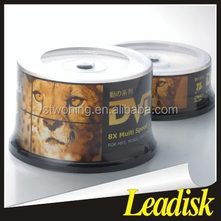 Нет печатных/печатных DVD +/-R/Пустой DVDR, чистый компакт-диск dvd в 10.4 мм jewel box упаковка