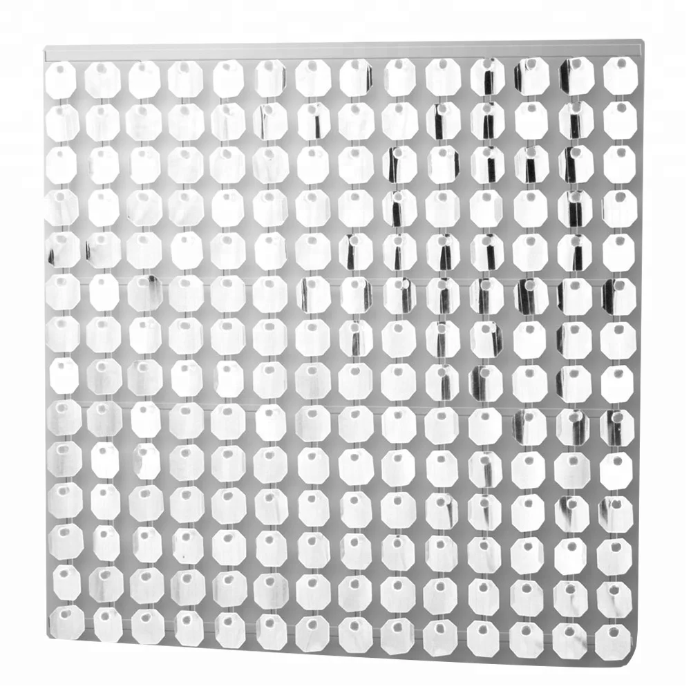 Reversible Sequin Pet Glitter Holographic Film Shimmer Sequin Wall Panel