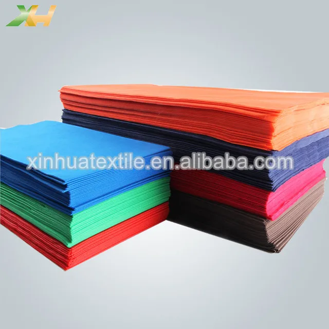 Colorful Eco-friendly Perforated Precut PP Spunbond Non-woven Tablecloth Disposable Table Cloth Covers