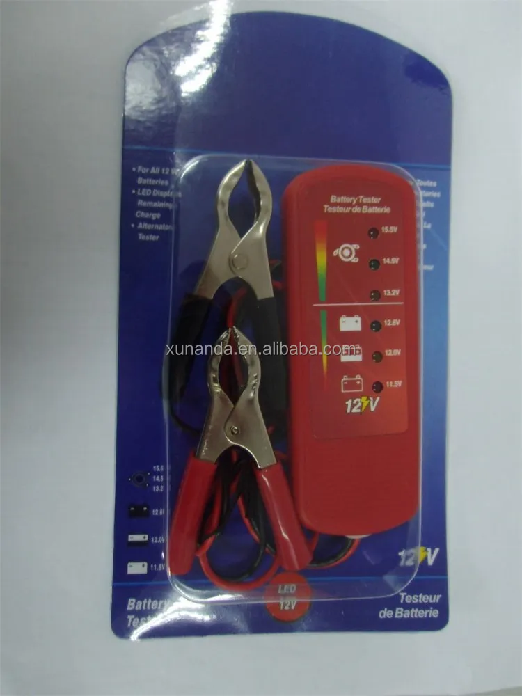 Тестер емкости аккумулятора 12 В