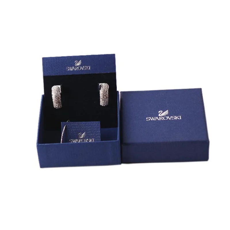 OEM Customize High-end Black Velvet Jewelry Package Gift box