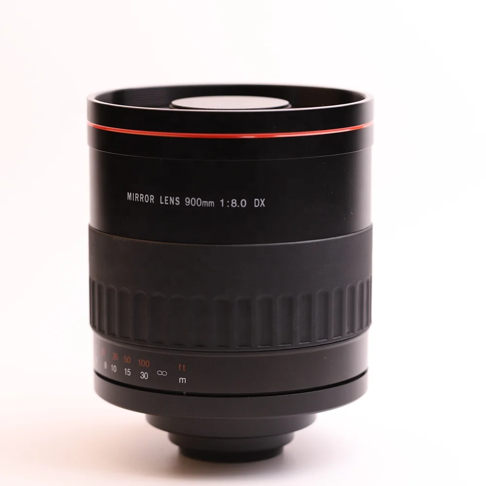 Reflex camera lens 900mm f8.0 mirror lens for dslr camera