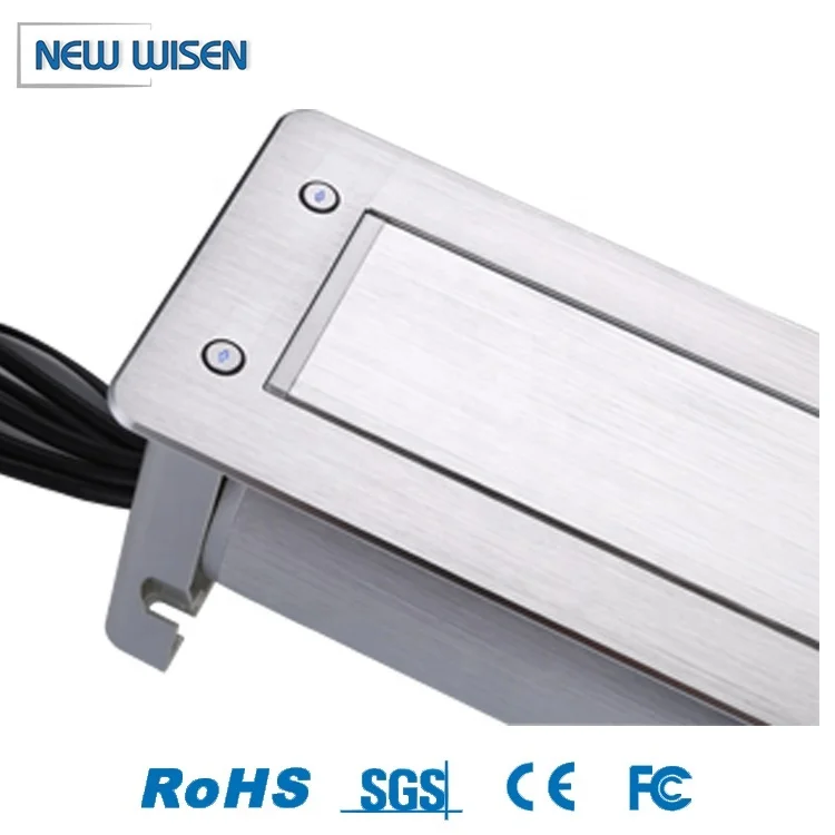 office furniture outlet rotating media hub motorized revolving socket box