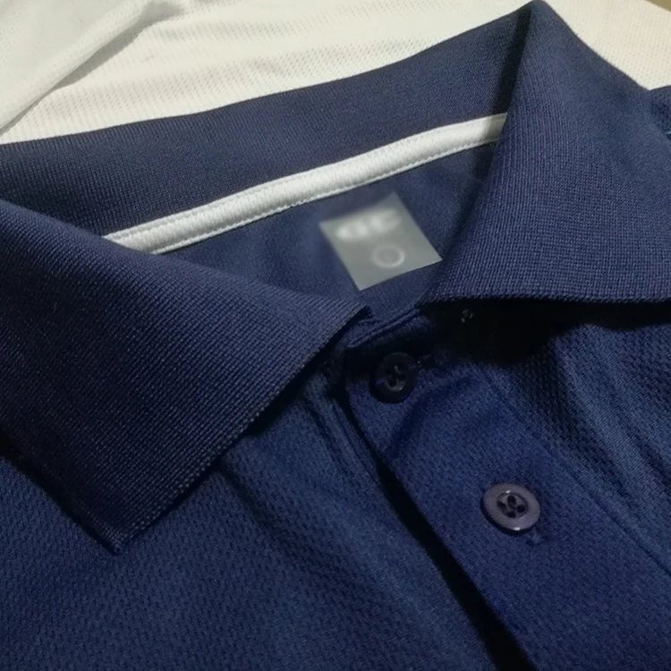 Slim Fit No Label Color Combination Polo T-shirt Printing Custom T Shirt