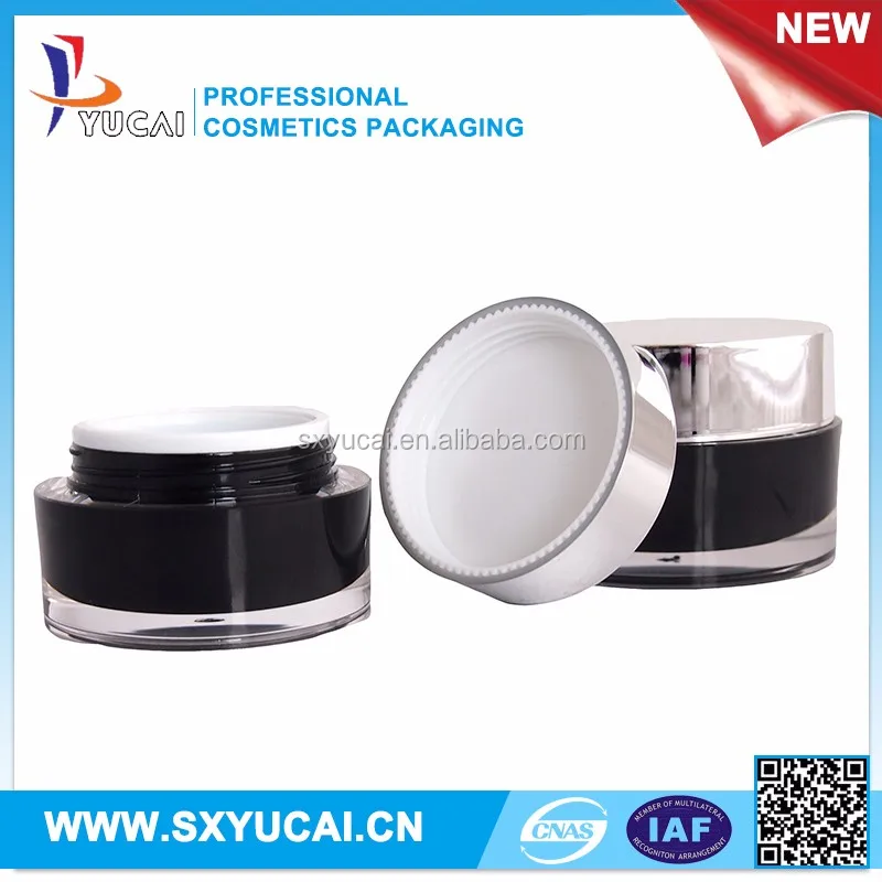 Известный Бренд Alibaba китай акриловые банку косметический 50 мл баночки для кремов