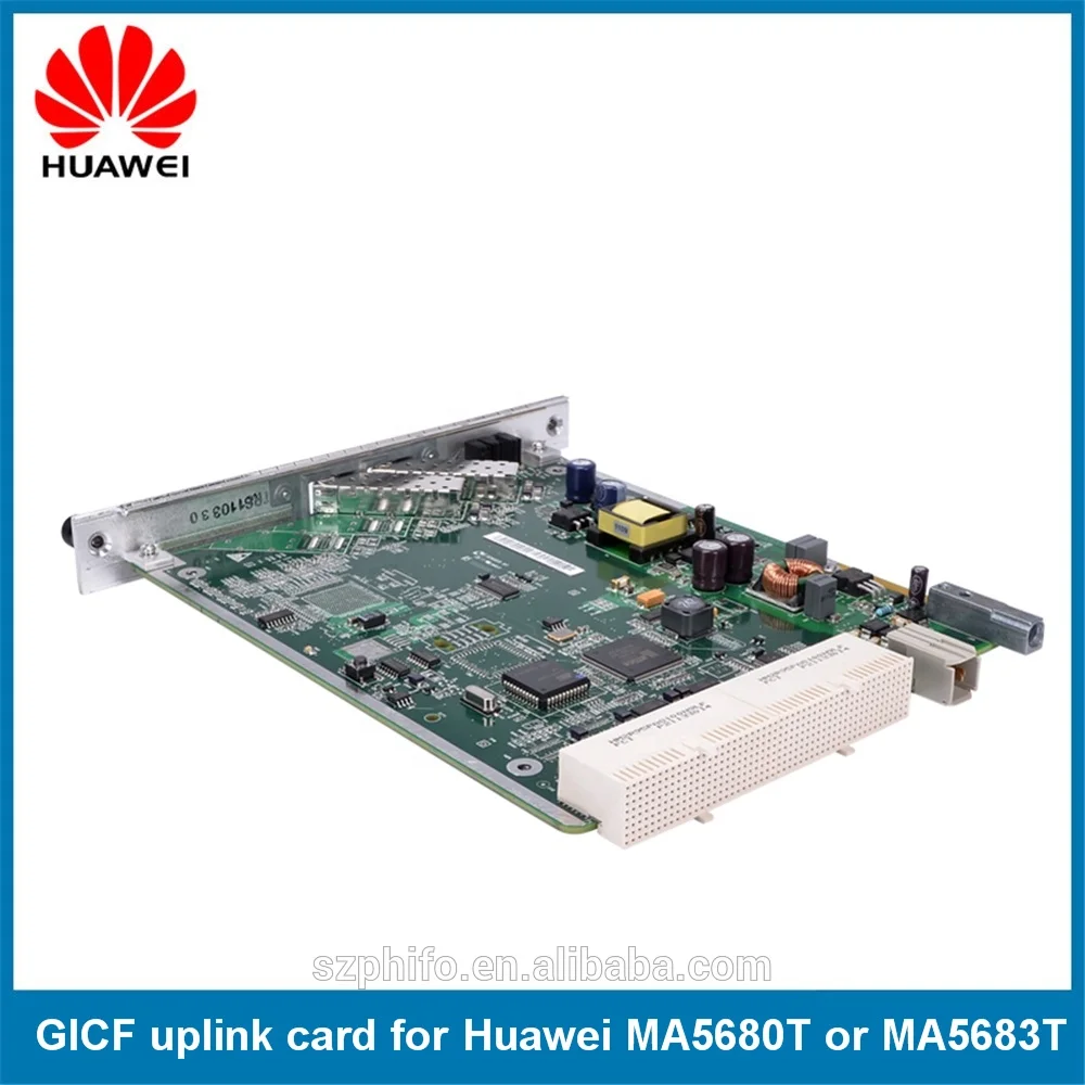 Оригинальная карта Huawei GICF модель 10G uplink OLT для включая 2 модуля