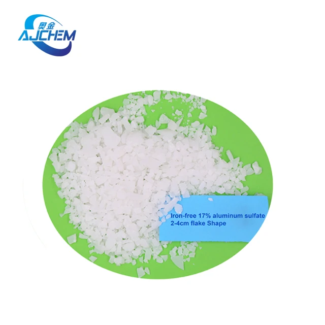 Высокой чистоты 17% алюминия сульфат-порошок для очистки воды