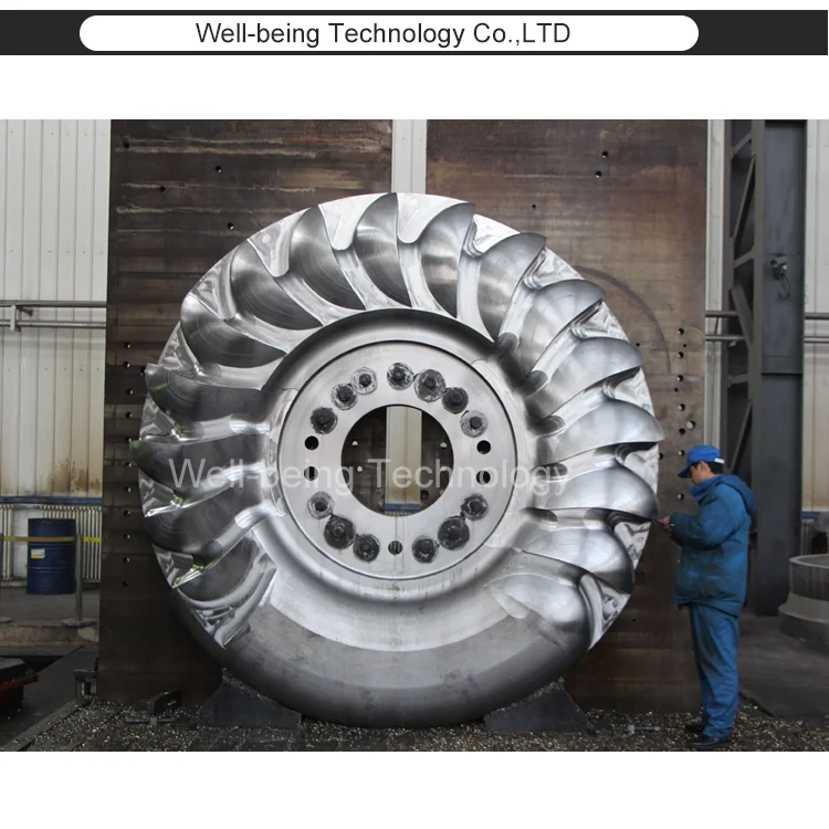 stainless steel 10KW micro hydro electric pelton wheel