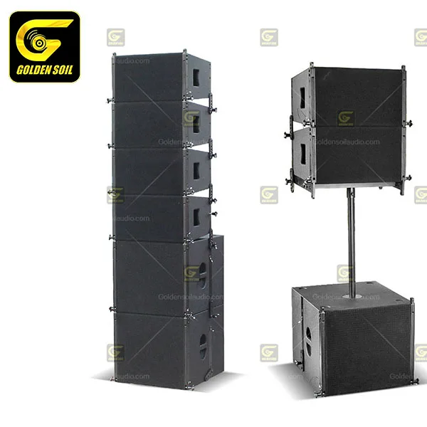 10 Inch Active Line Array Speaker,vera 10 Single Ten Inch  Mini Line Array Speaker Sytstem with Single 15 Inch Subwoofer ACTPRO