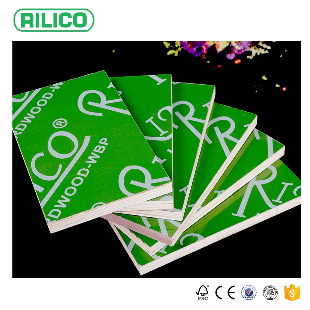 Rilico plywood factory low film faced plywood construction laminated panel