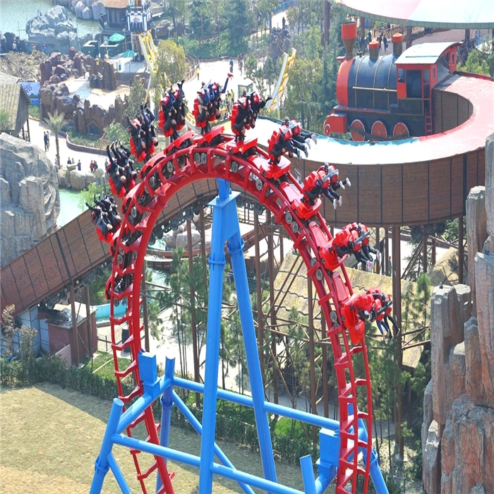 China professional manufacturer most attractive and thrilling amusement park ride suspended roller coaster for sale