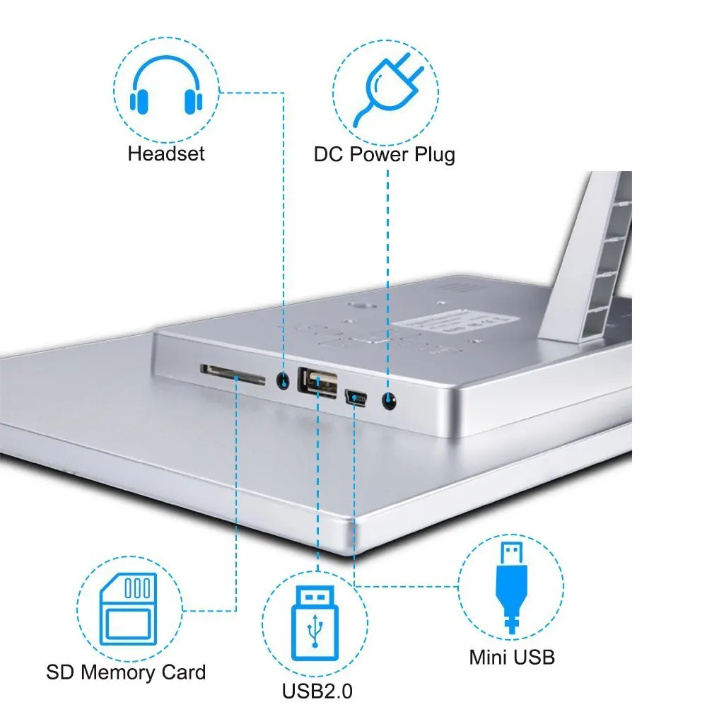 Christmas gift full hd lcd digital photo frame12 inch advertising screen electronic photo frame