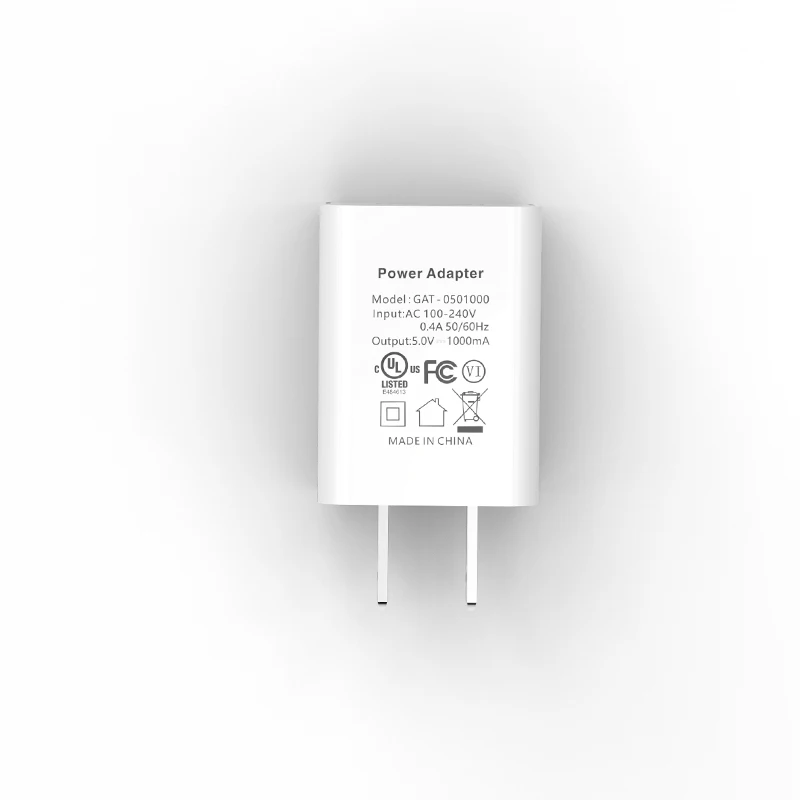 US 5v1a Charger USB Charger High Quality American FCC Certified Smartphone Cell Phone Micro USB Charger