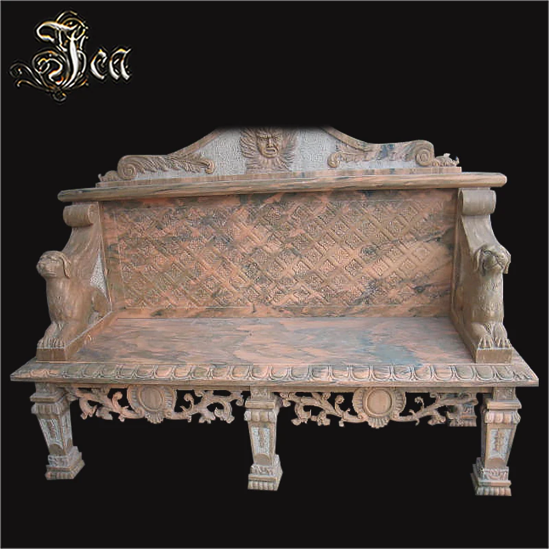 Китайский сад камень мрамор длинная скамья, кресла