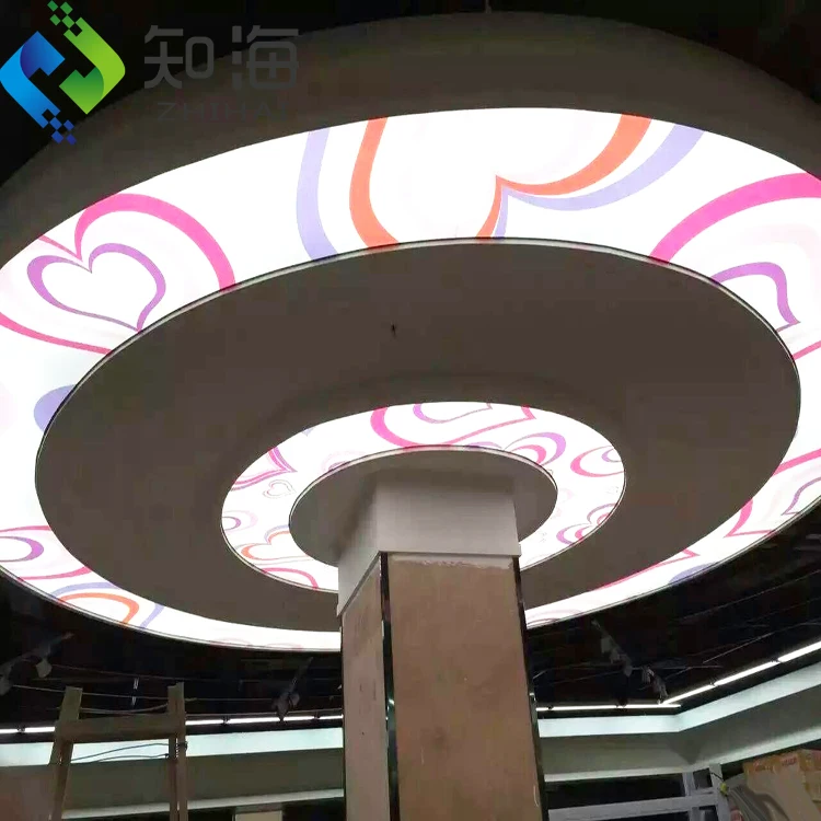 ZHIHAI modern design acoustic false drop ceiling ceiling 2x4 tiles