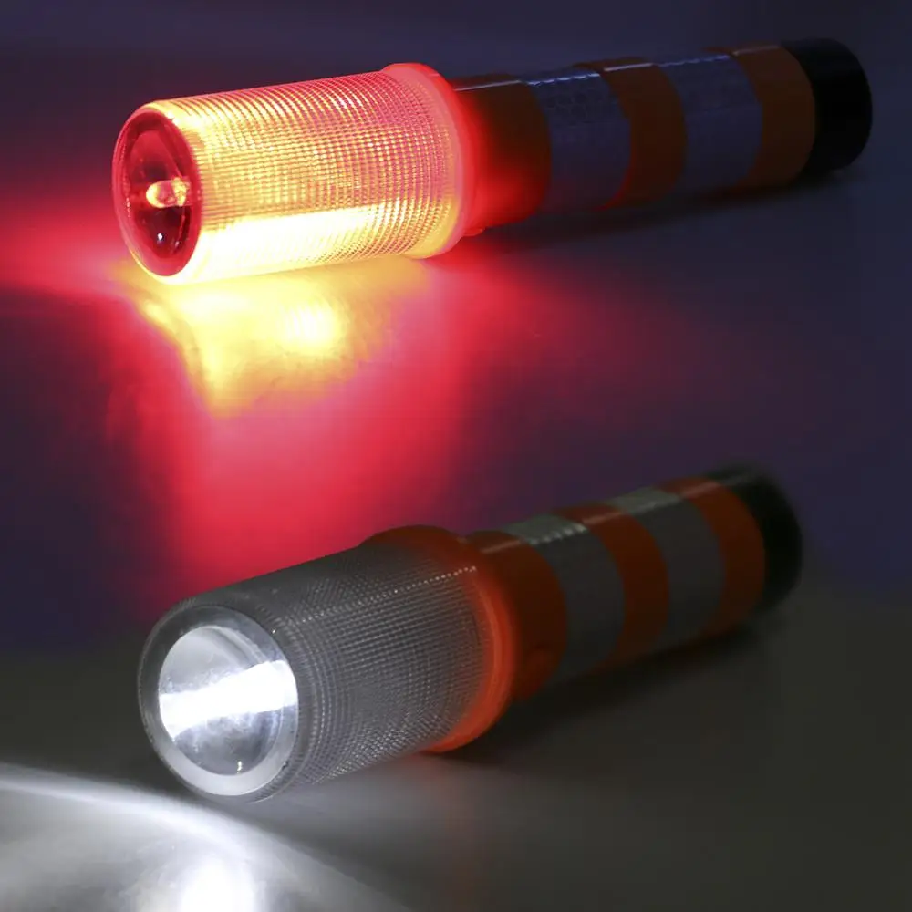PANYUE LED Portable lamp Road Security Flashing Flash Flare Strobe Lights With 2 stand For Traffic Warnings/Roadblocks