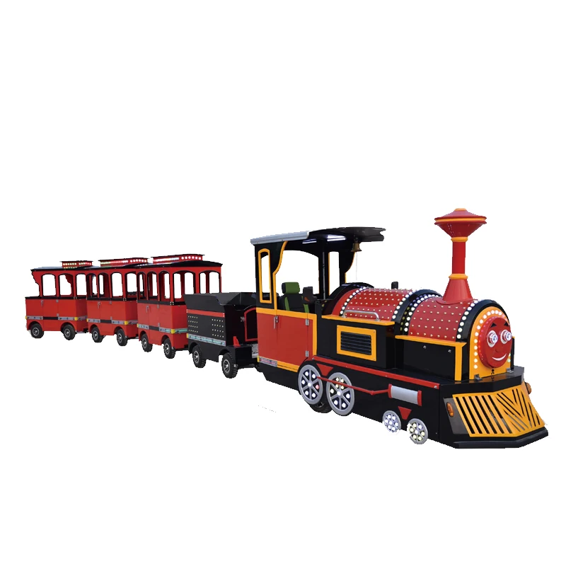 KAILE Factory Price CE Amusement Park Mini Battery tourist Trackless Train Tour Attraction for Kids