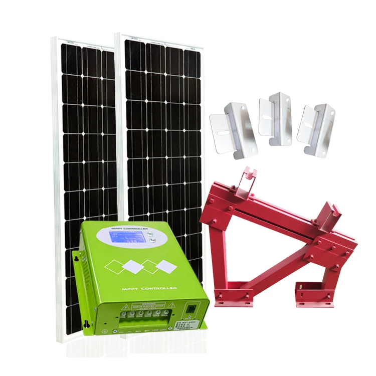 400W Portable Solar Power Generator Rechargeable with Solar or AC/AD Power