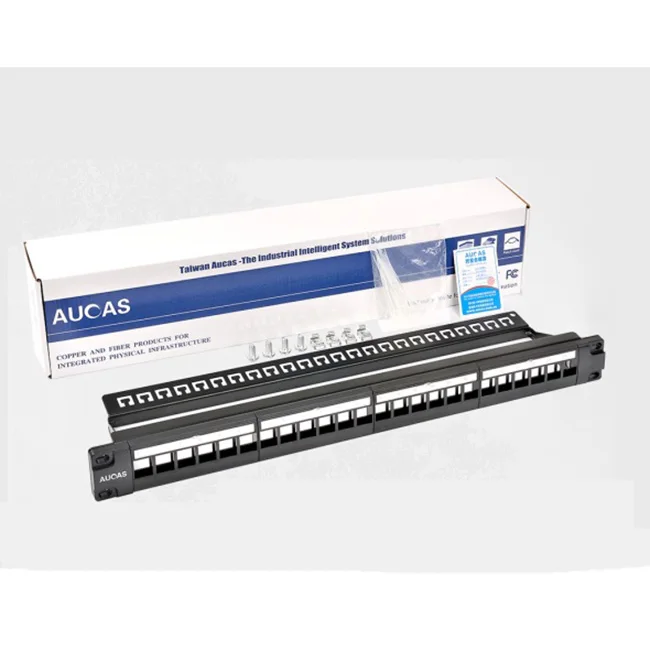 high quality network 24 ports utp patch panel