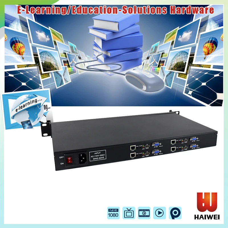 H3214 Интернет Live Tv Streaming трансляцию услуг Видеоконференцсвязи Образования Аппаратный Кодировщик 4 канал HDMI VGA