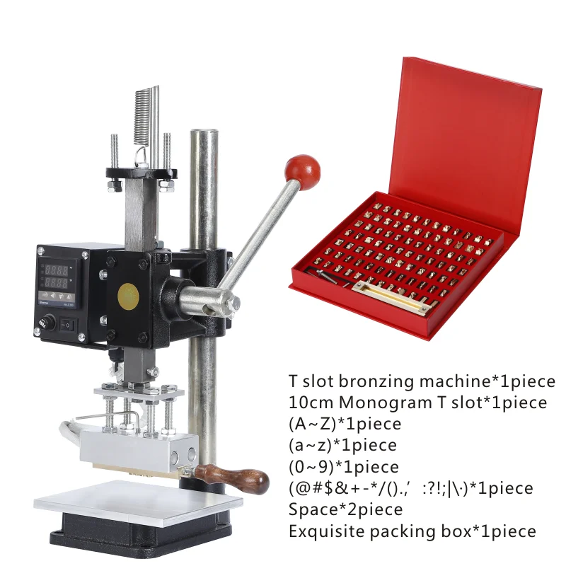 
heat press embossing machine for leather 
