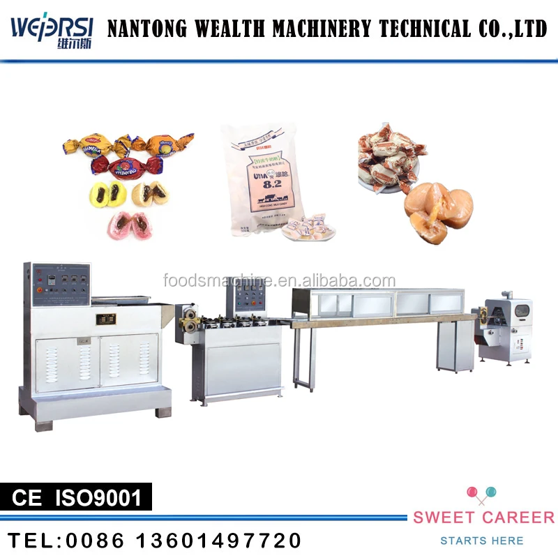 JRT-38 CENTER FILLED TOFFEE CANDY MAKING MACHINE