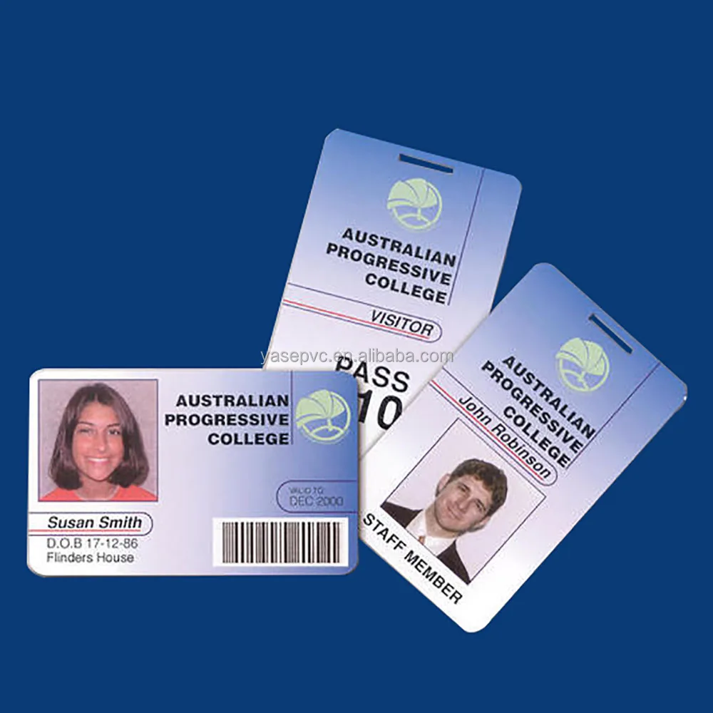 laser printing id card material