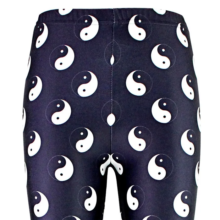 eight trigrams S-4XL legging jeans digital printed shinny women leggings